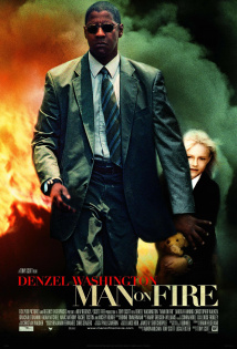 Mann unter Feuer